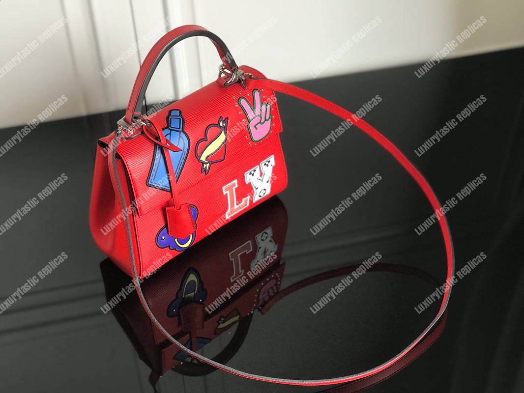 LV Cluny BB Epi Leather Luxury Trunkmaker Red