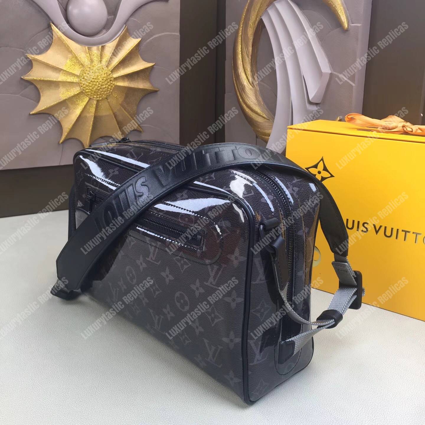LV Monogram Eclipse Glaze Camera Bag