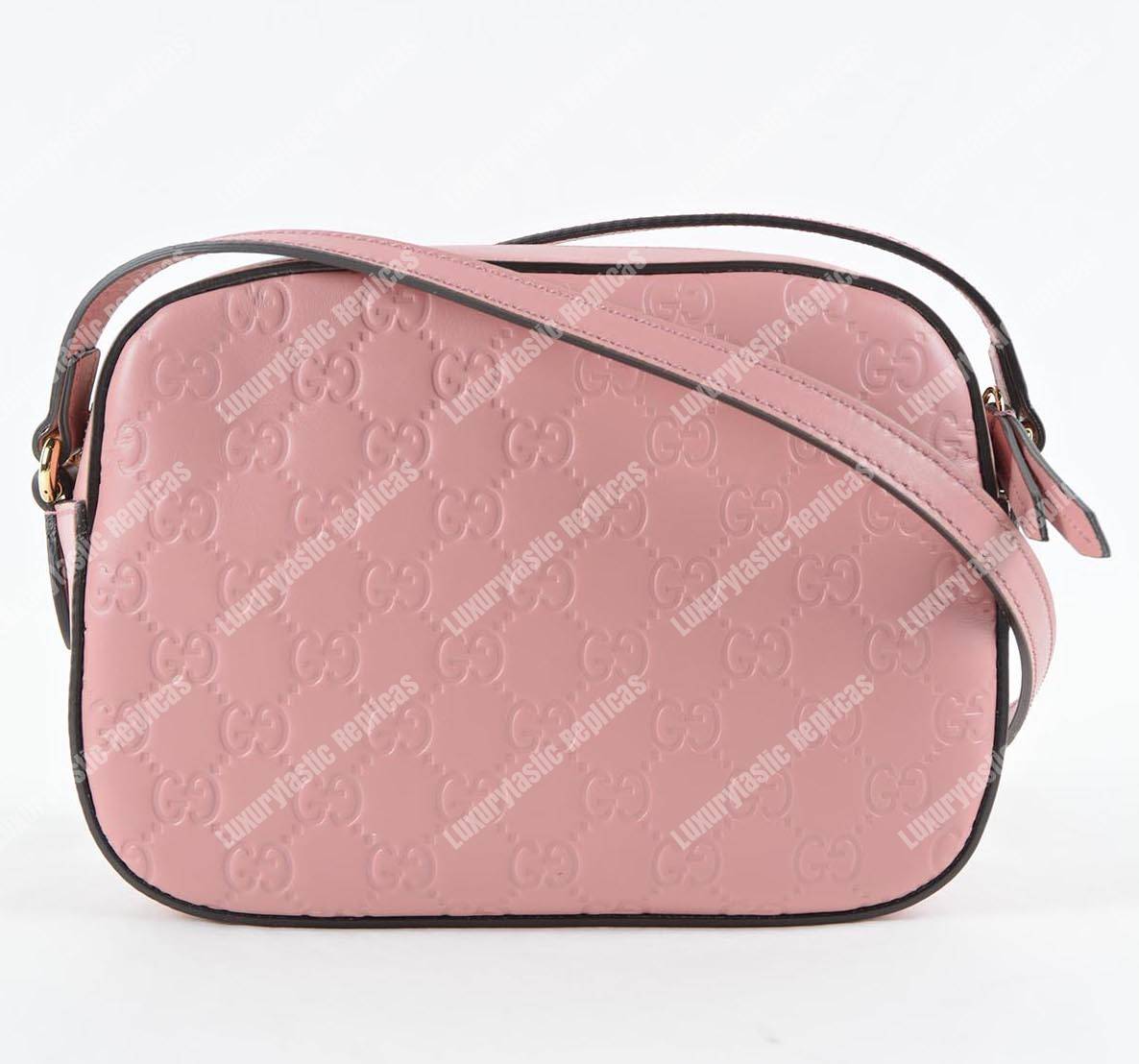 G*u*i signature linea bag light pink