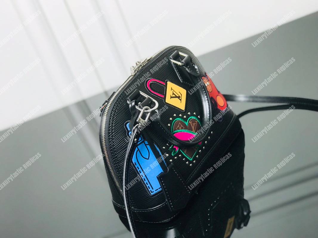 LV Alma BB Epi Leather Trunk-Maker Black