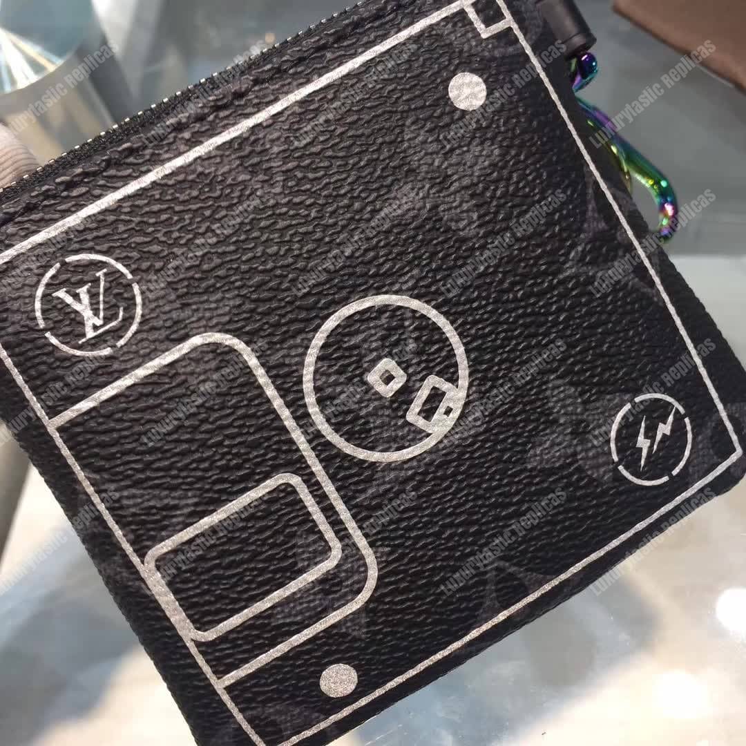 LV Small Purse Monogram Eclipse Canvas
