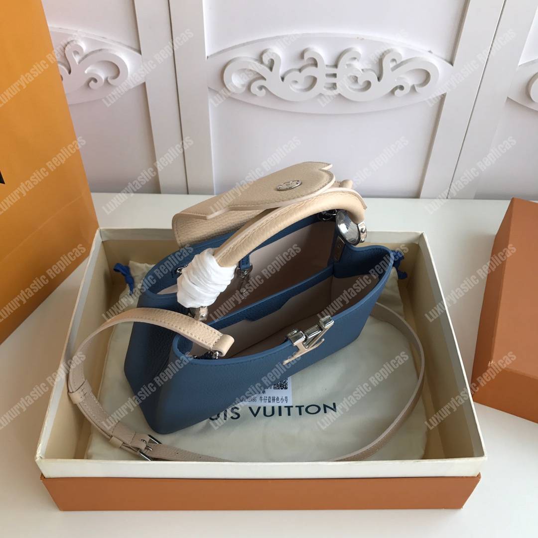 LV Capucines BB Bleu Naval