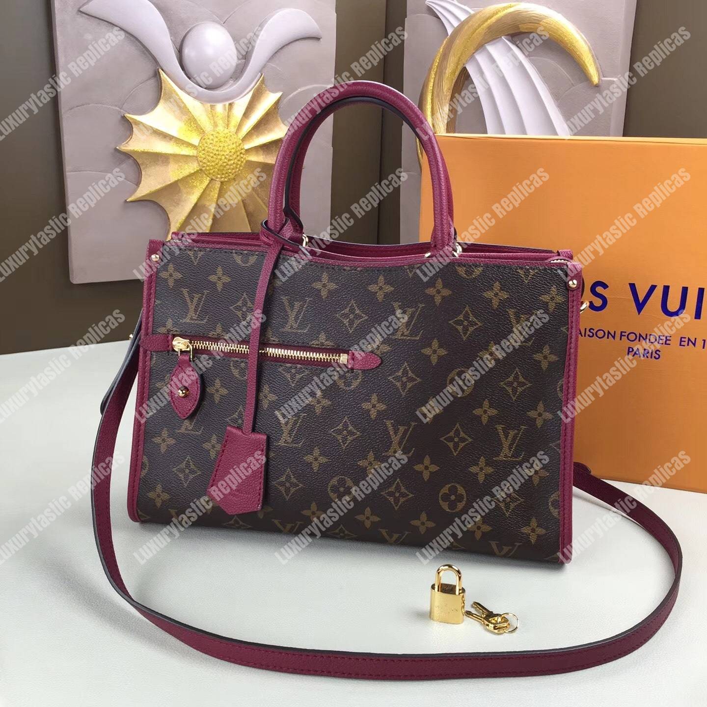 LV Popincourt PM Monogram Raisin
