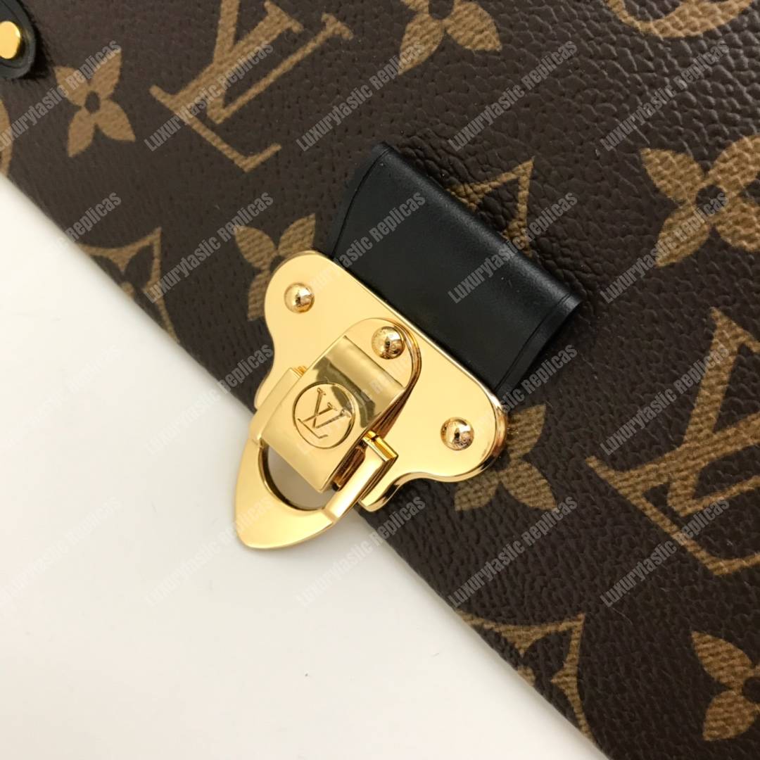 LV Vavin Chain Wallet Monogram Noir