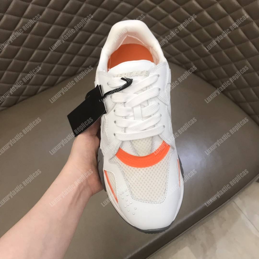 Versace Squalo Sneakers White/Orange