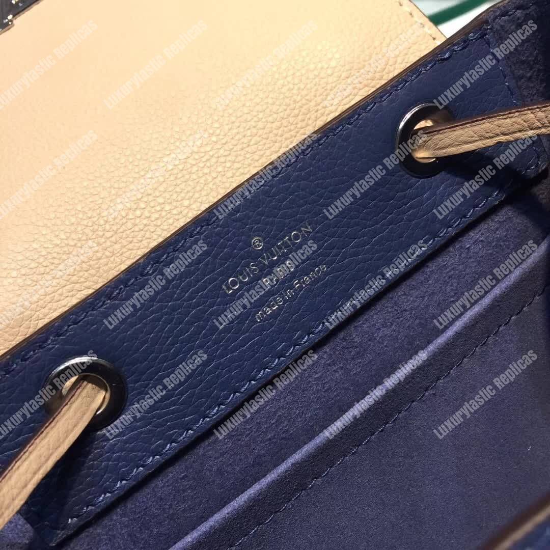 LV Lockme Backpack Mini Blue
