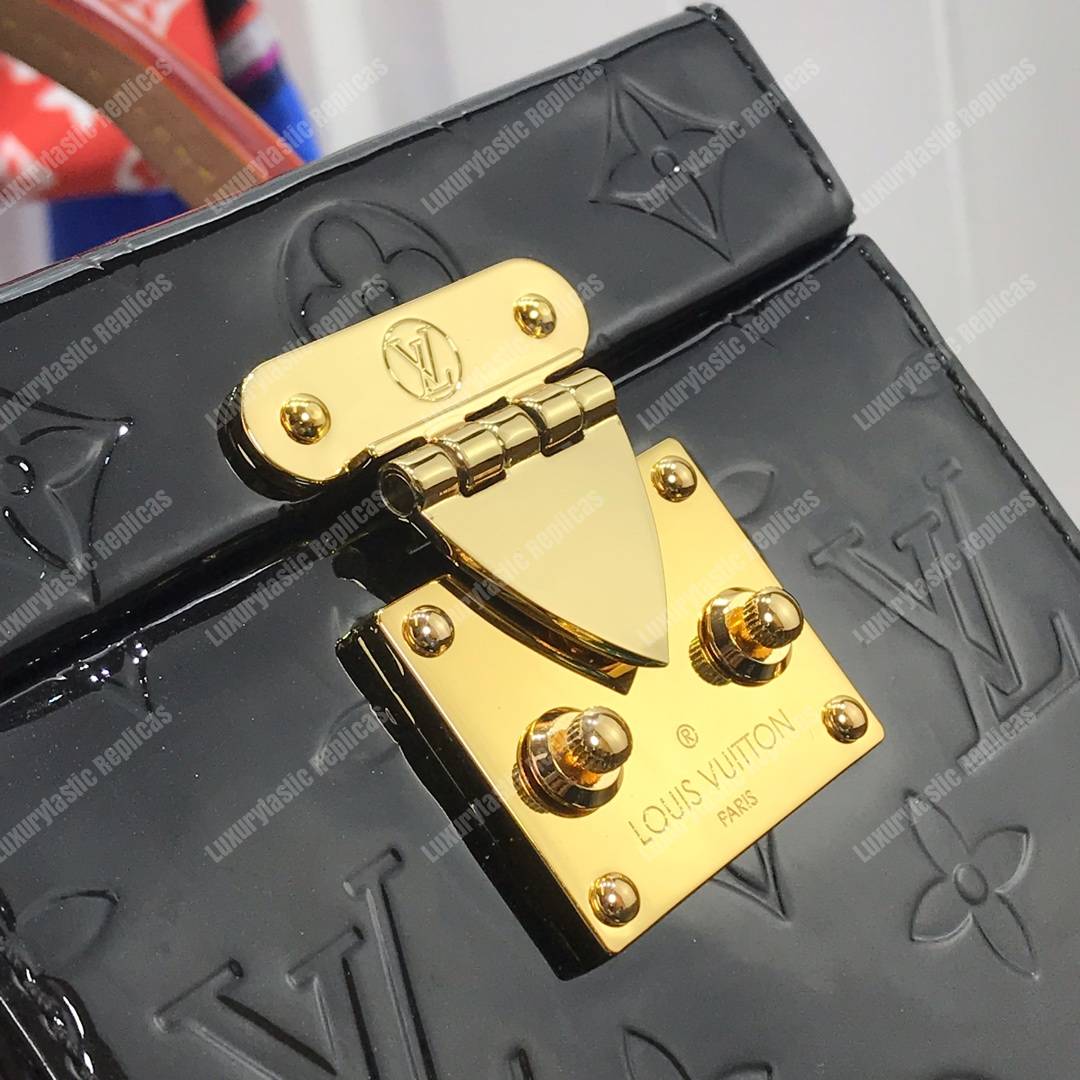 LV Bleecker Box Monogram Vernis Leather