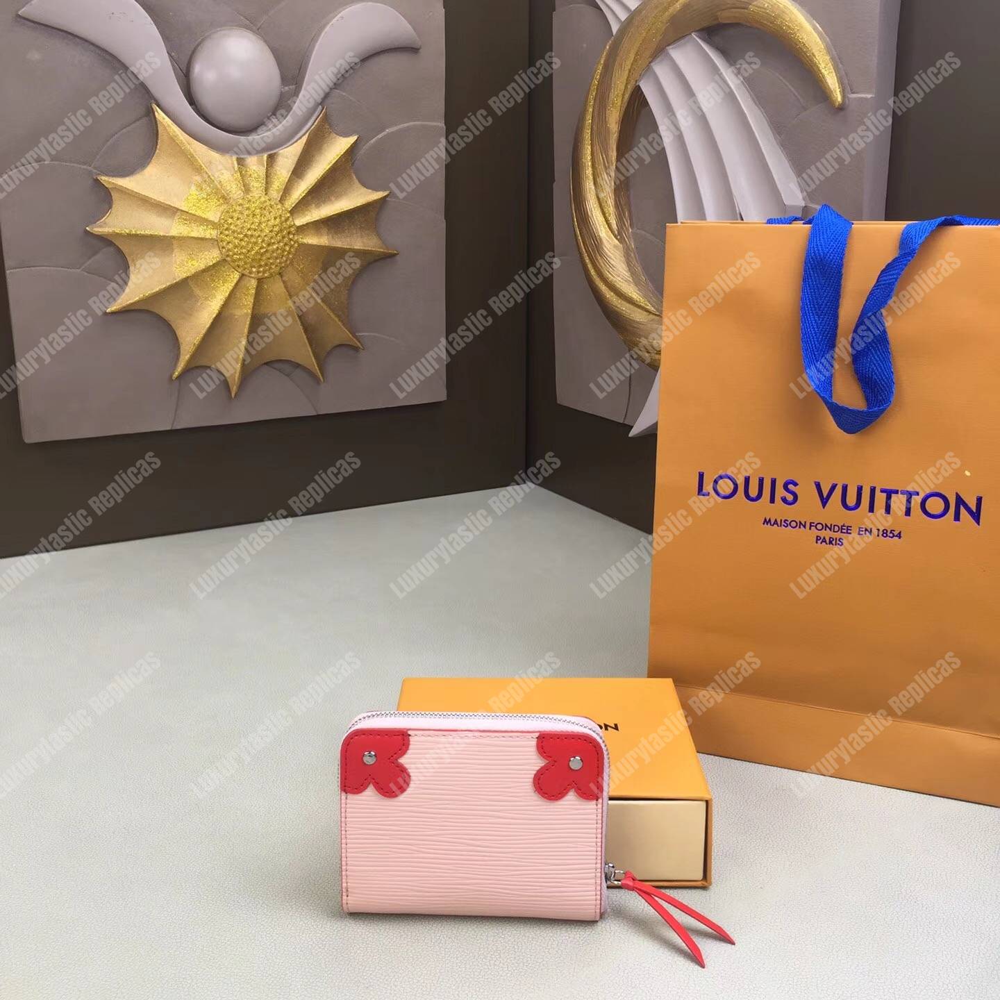 LV Zippy Coin Purse Epi Leather Pink