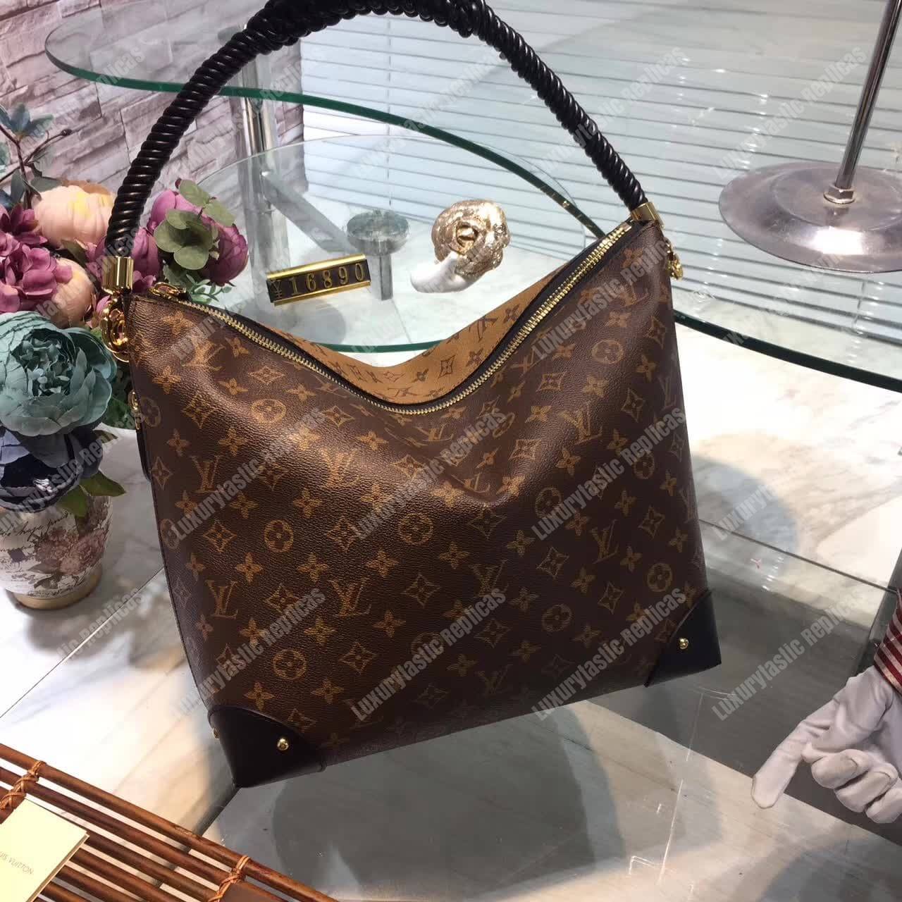 LV Triangle Softy Shoulder Bag Monogram