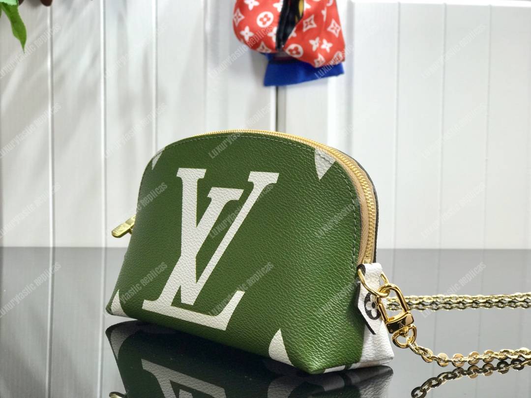LV Pochette Cosme XL Monogram Khaki/Beige
