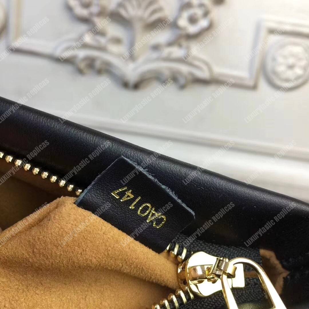 LV Pochette Tuileries Monogram Coated Canvas Noir