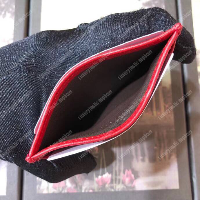 G*u*i gg marmont card case hibiscus red