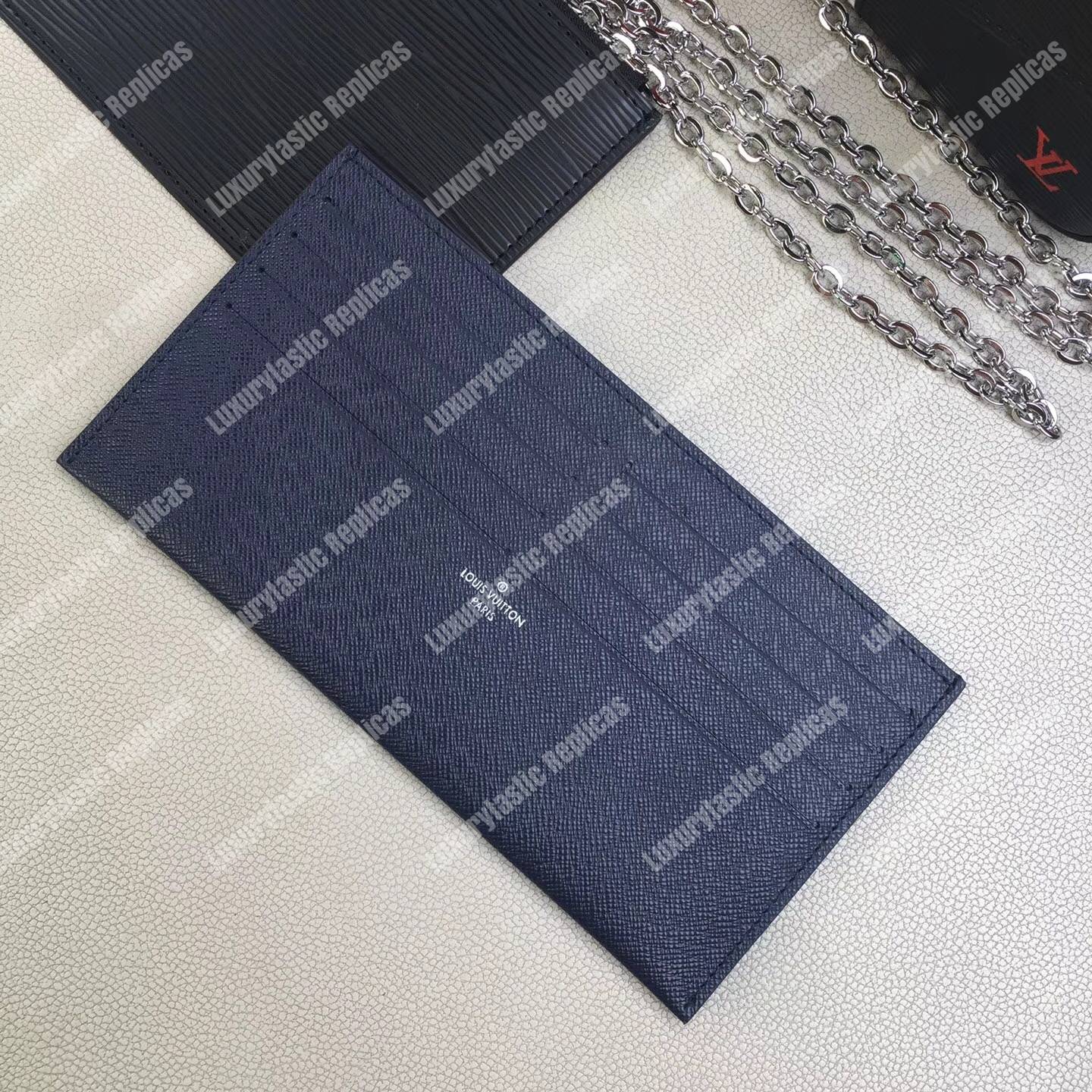 LV Pochette Felicie Epi Leather Noir