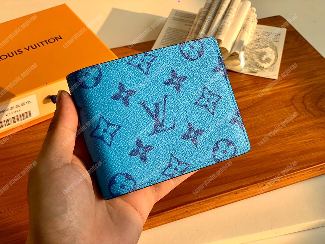 LV Multiple Wallet Blue