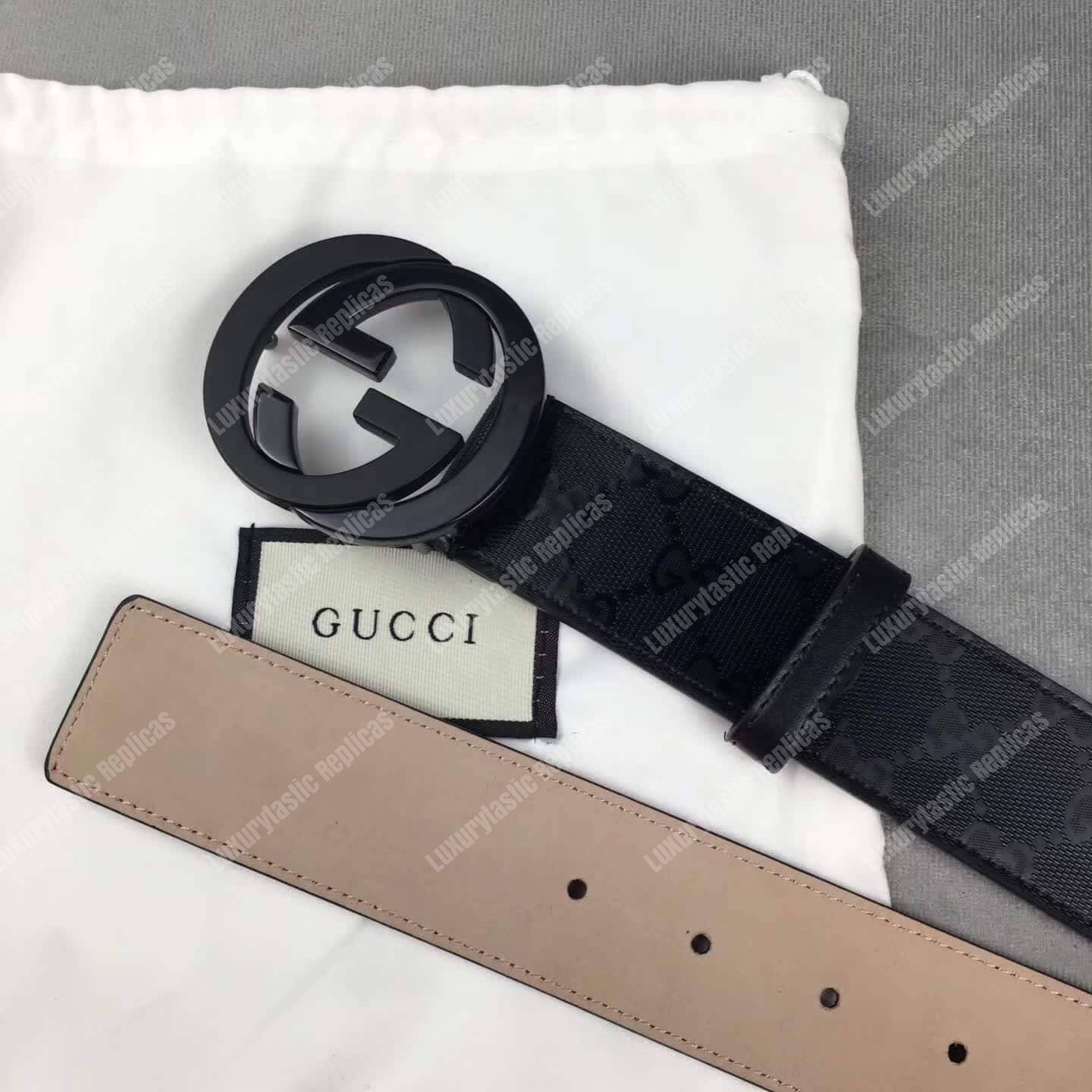 G*u*i gg imprime belt with g buckle