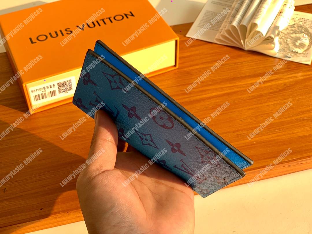 LV Passport Cover Blue