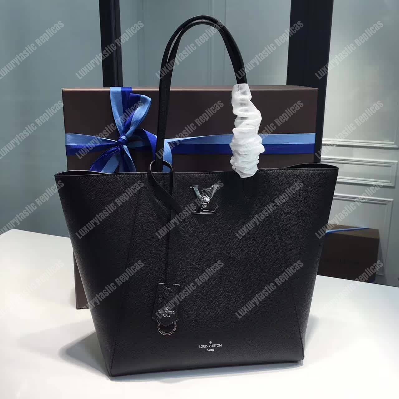 LV Lockme Cabas Bag Noir