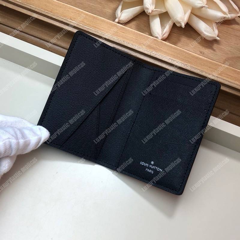 LV Pocket Organizer Damier Graphite Pixel Blue