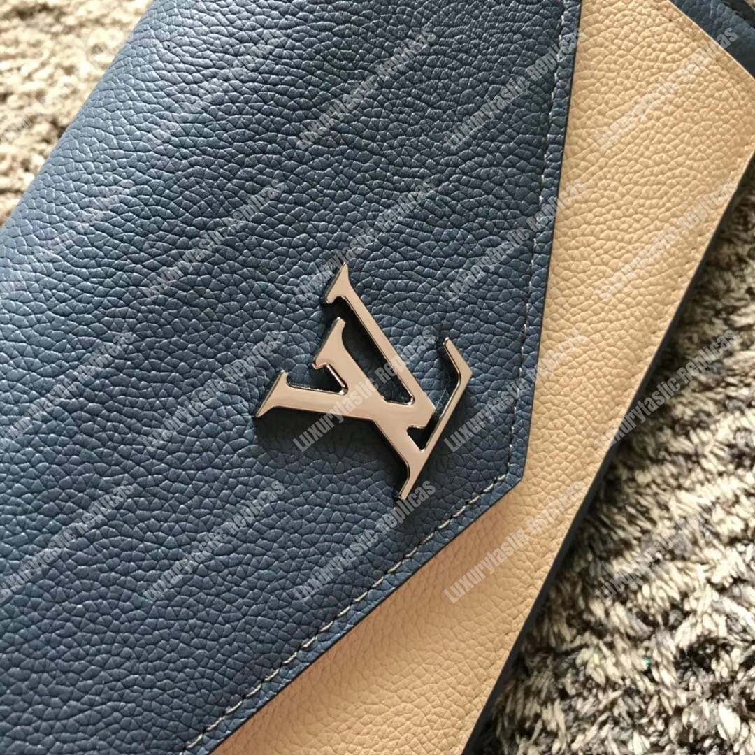 LV MyLockMe Wallet Bleu Jean