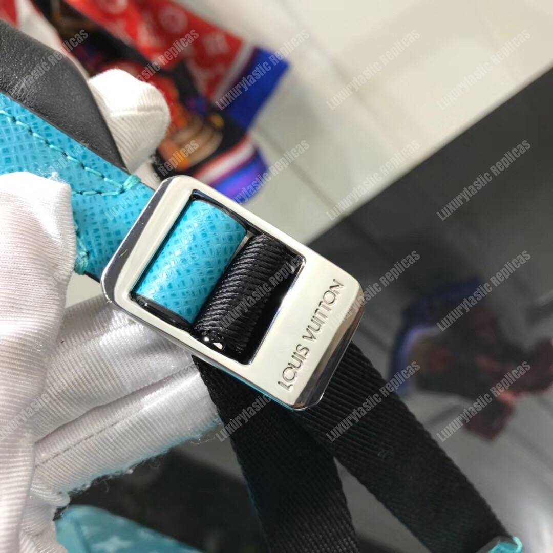 LV Discovery Backpack PM Taiga Leather Monogram Vert