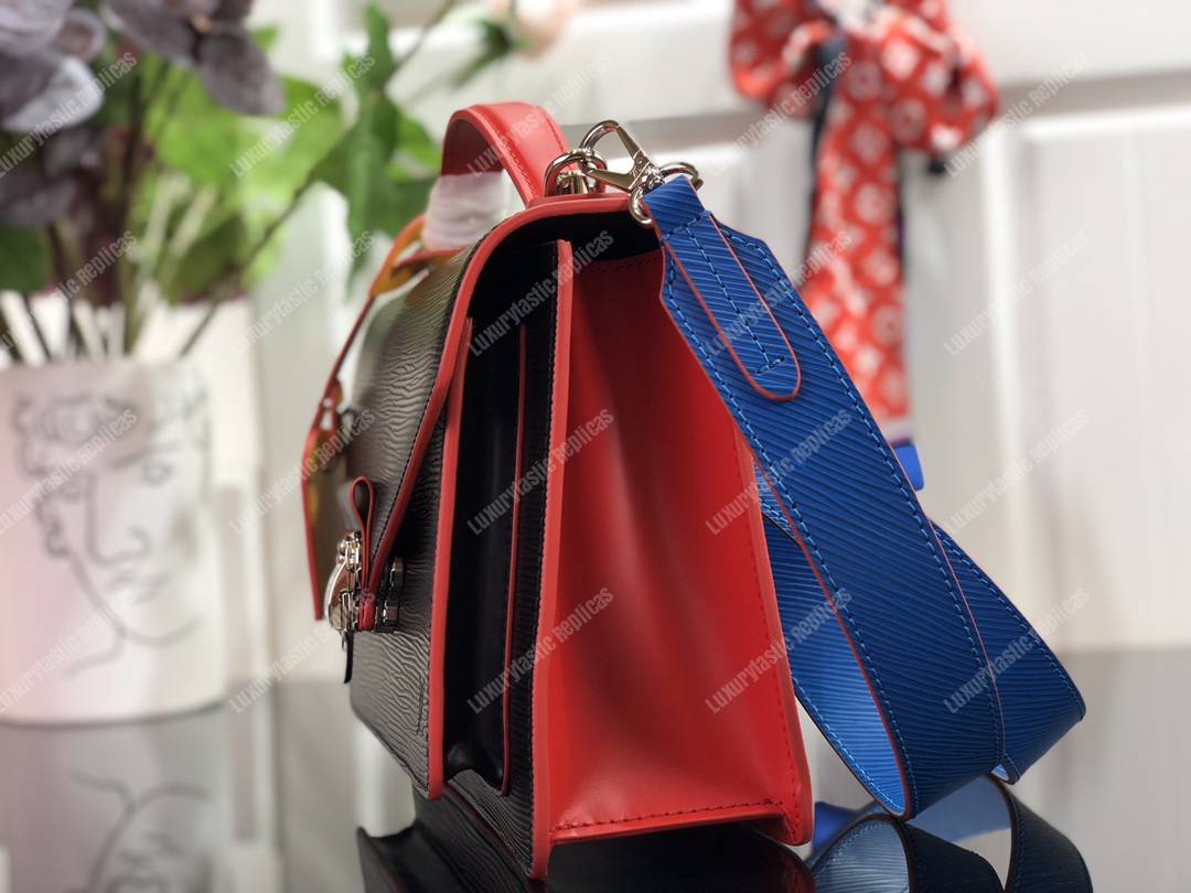 LV Pochette Epi Leather Black/Red