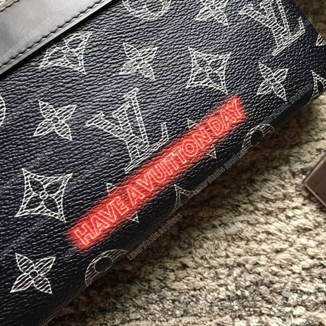LV Discovery Pochette PM Monogram Upside Down Canvas