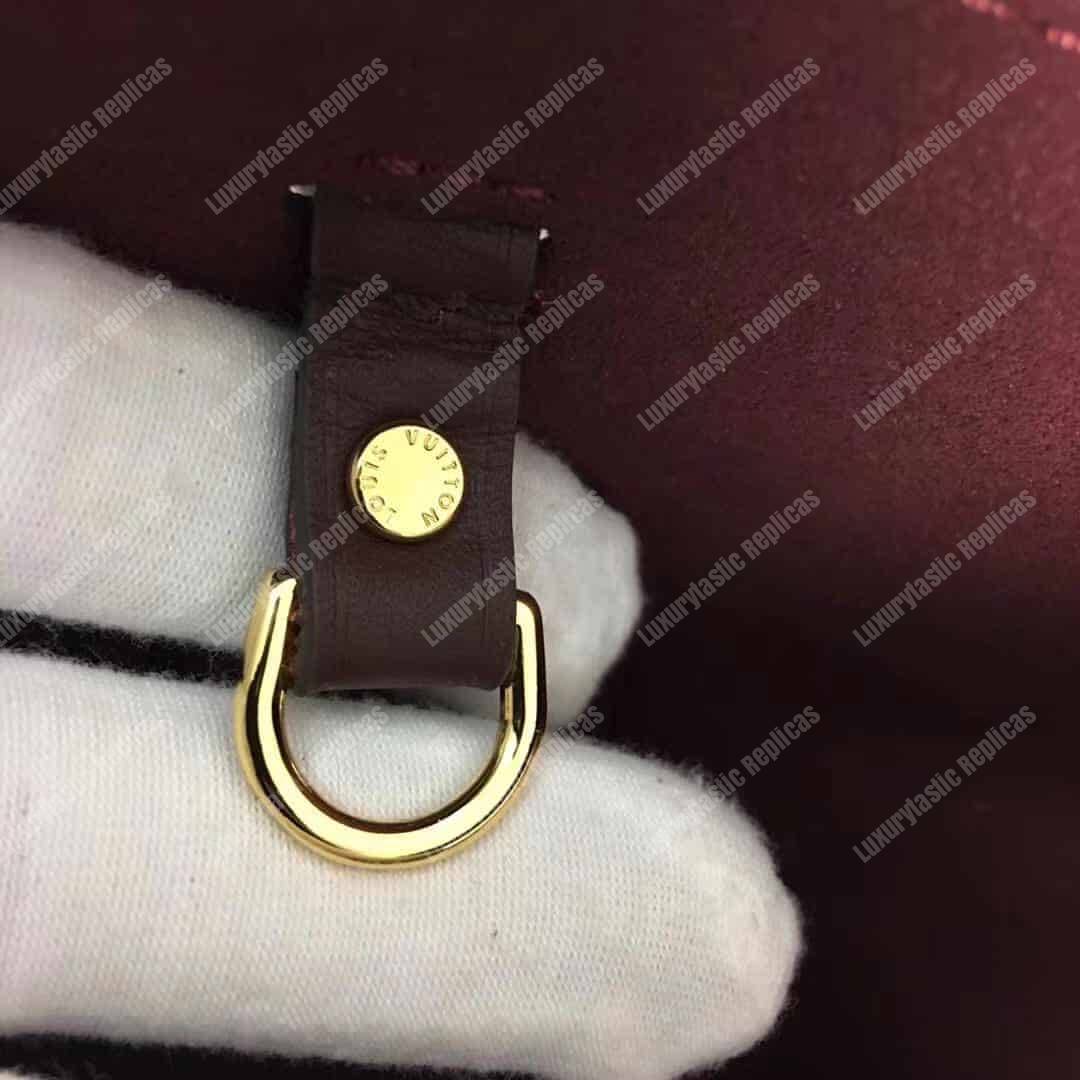 LV Long Beach MM Monogram Vernis Leather