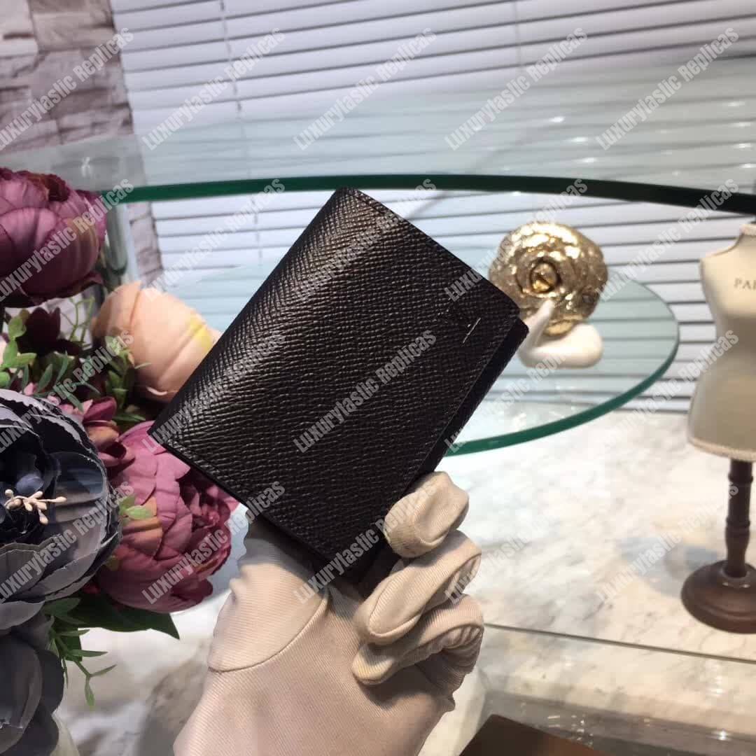 LV Enveloppe Carte De Visite Noir