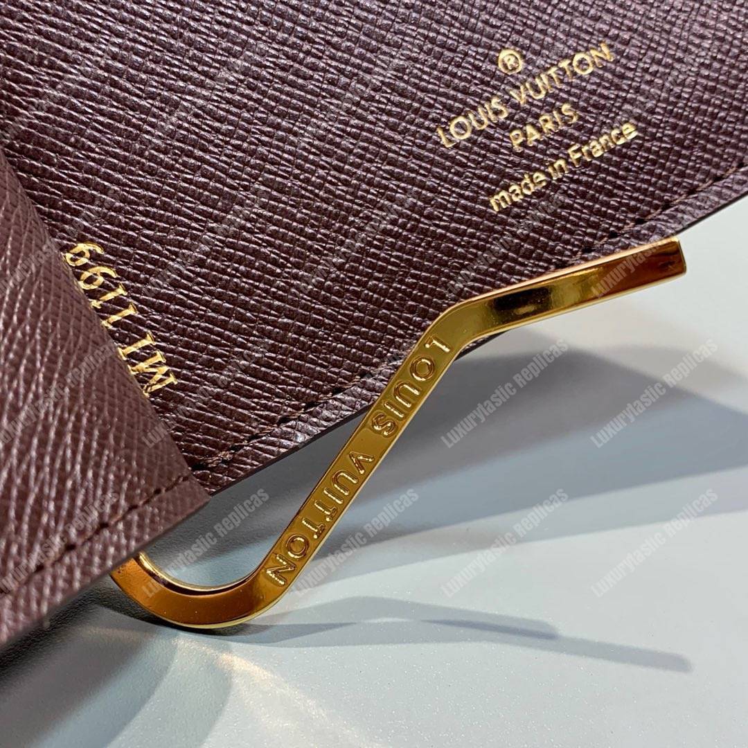 LV Pince Wallet Damier Ebene Brown