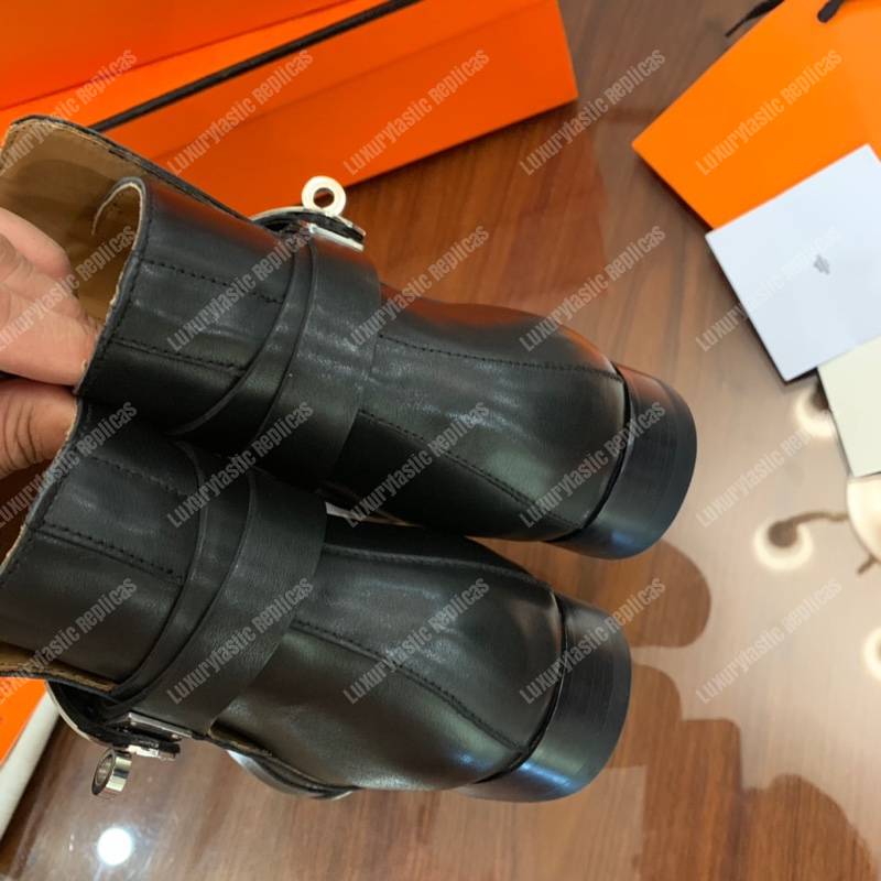 H**mes neo ankle boot black