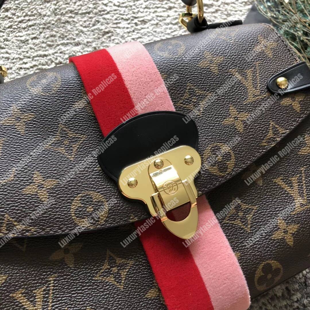LV Georges BB Monogram Coquelicot Peche