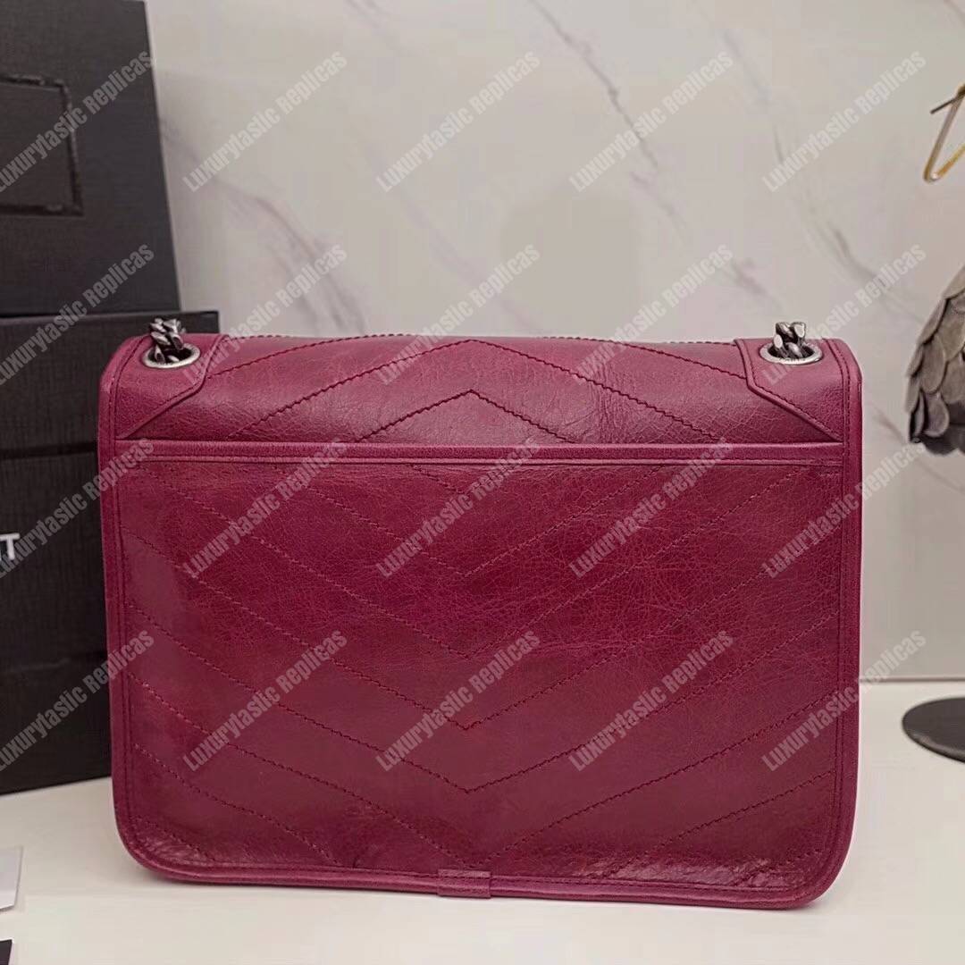 Saint Laurent Niki Medium Red Vintage