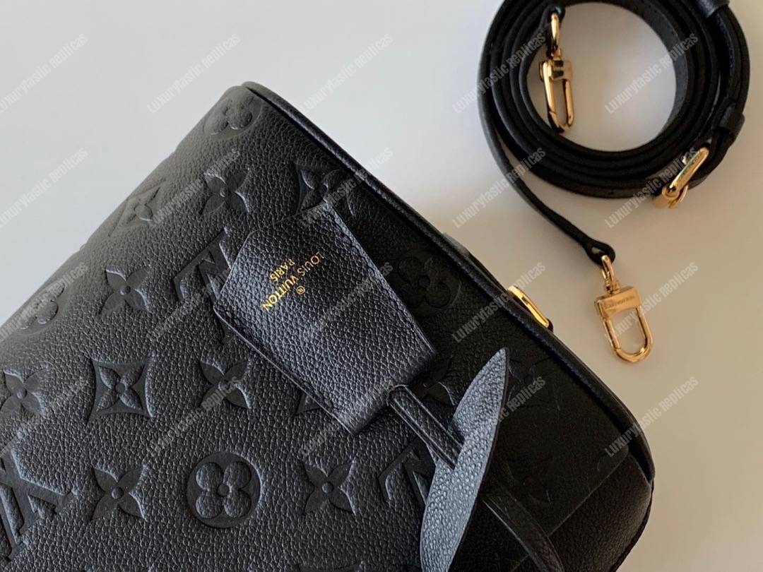 LV Speedy Bandouliere 25 Monogram Empreinte Leather Noir