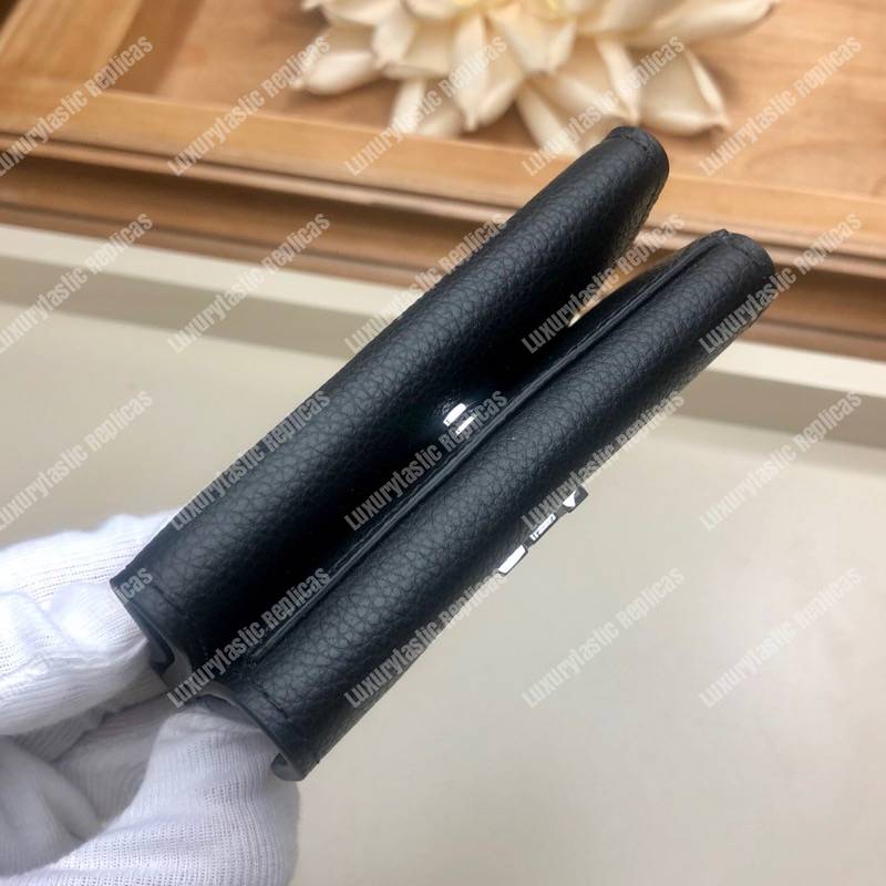 LV Lockmini Wallet Black