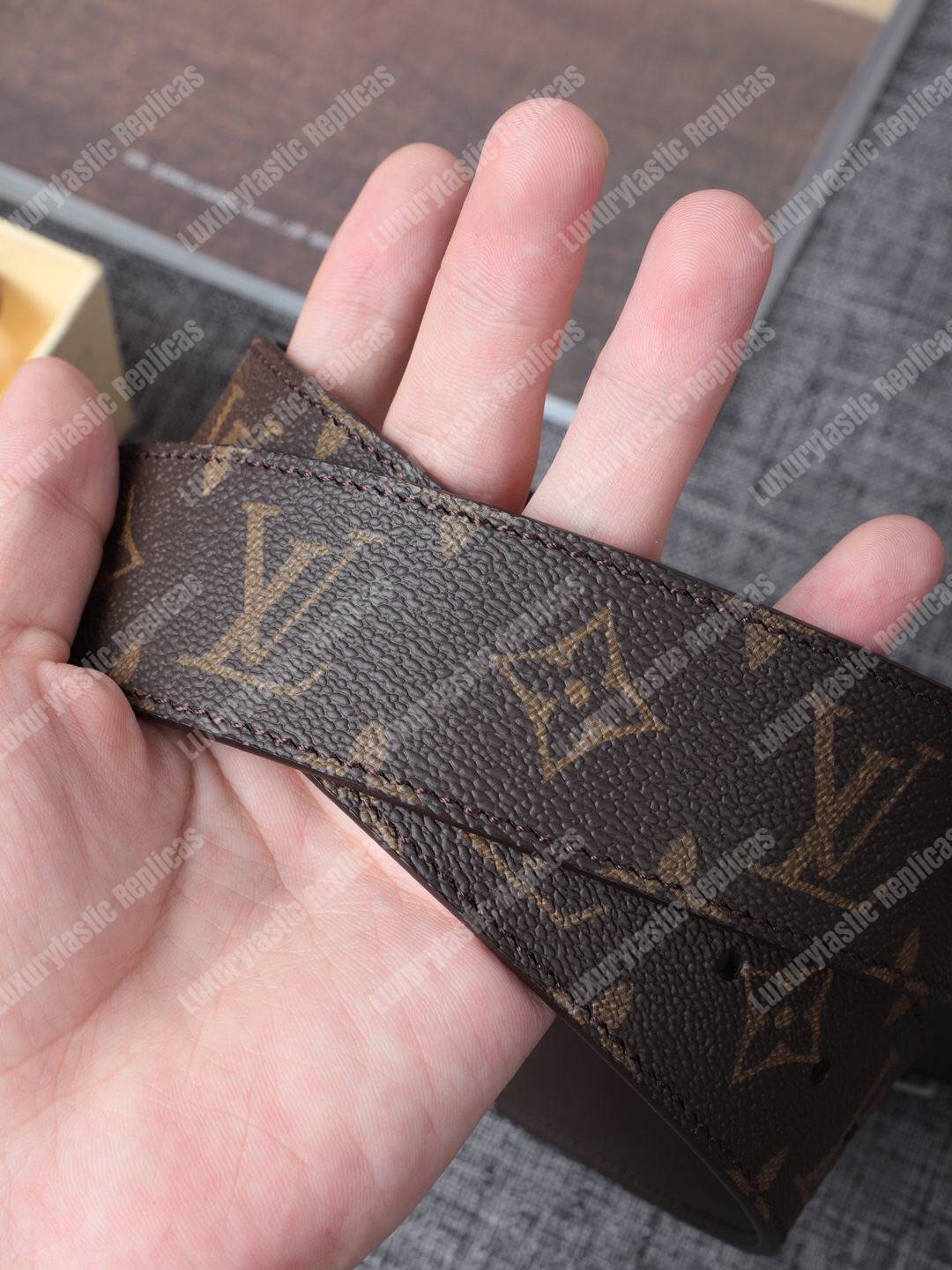 LV Line 40mm Reversible Monogram Belt