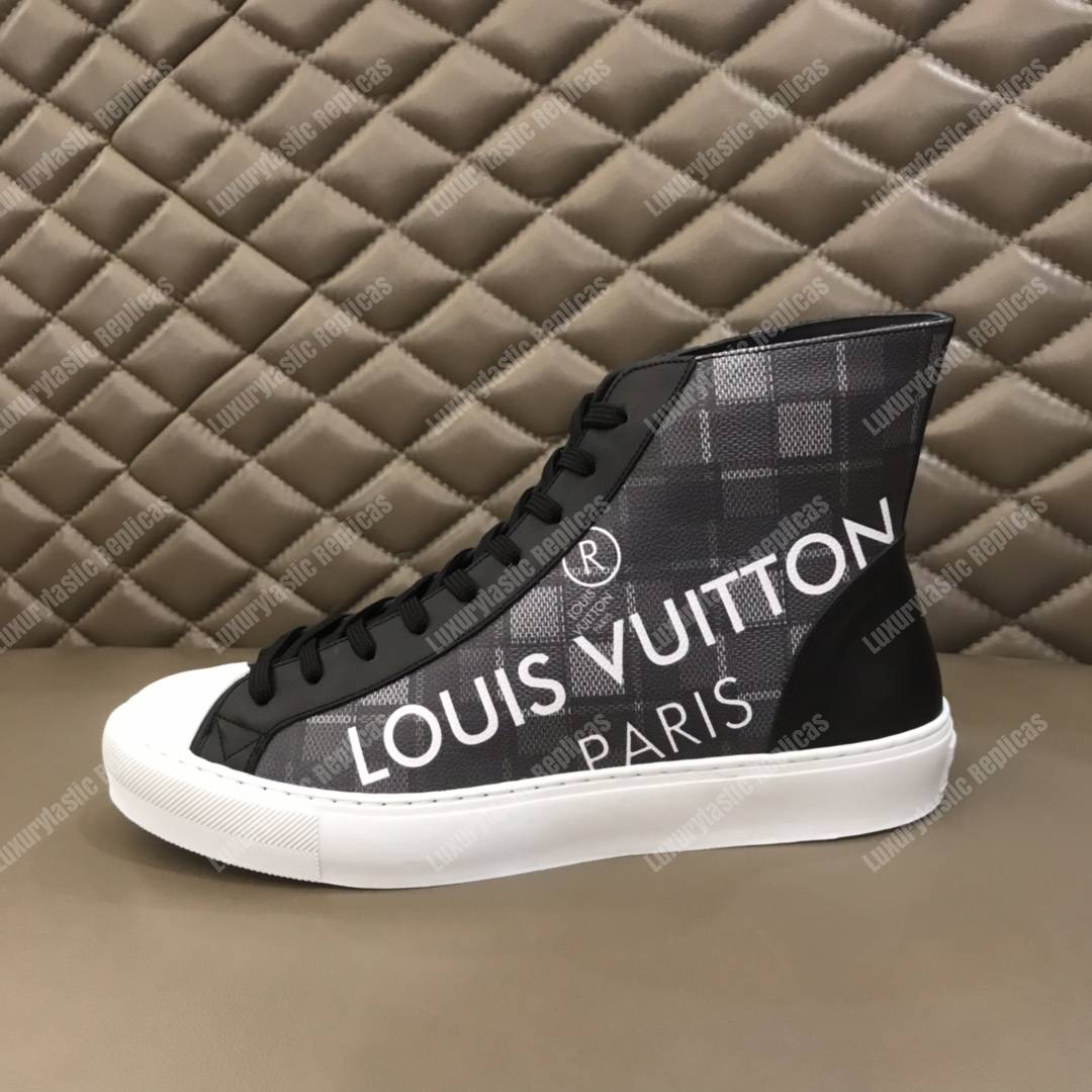 LV Tattoo Sneaker Boot Black