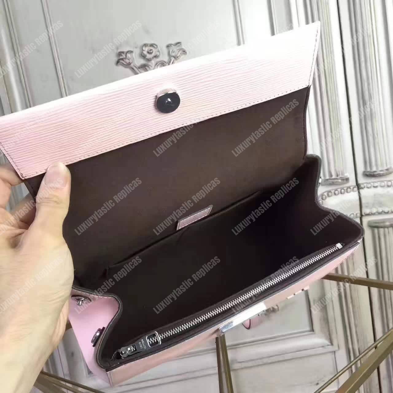 LV Cluny BB Bag Epi Leather Rose Ballerine