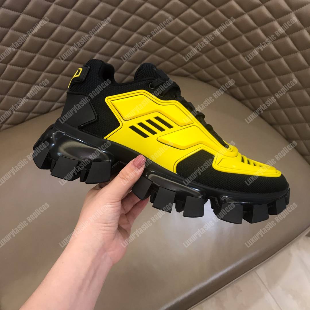 Pra*a cloudbust thunder knit sneakers yellow