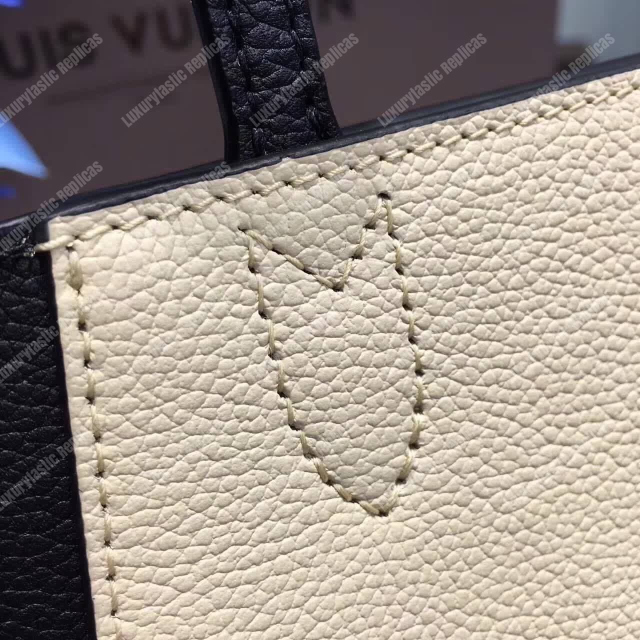 LV Lockme Cabas Bag Vanilla Noir