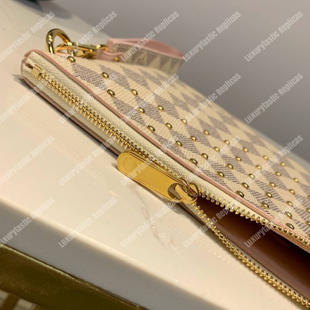 LV City Pouch Damier Azur Canvas