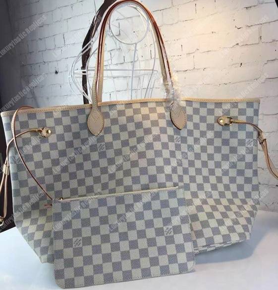 LV Neverfull GM Damier Azur