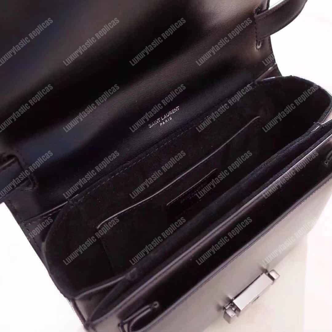 Saint Laurent Medium Bellechasse Black Leather