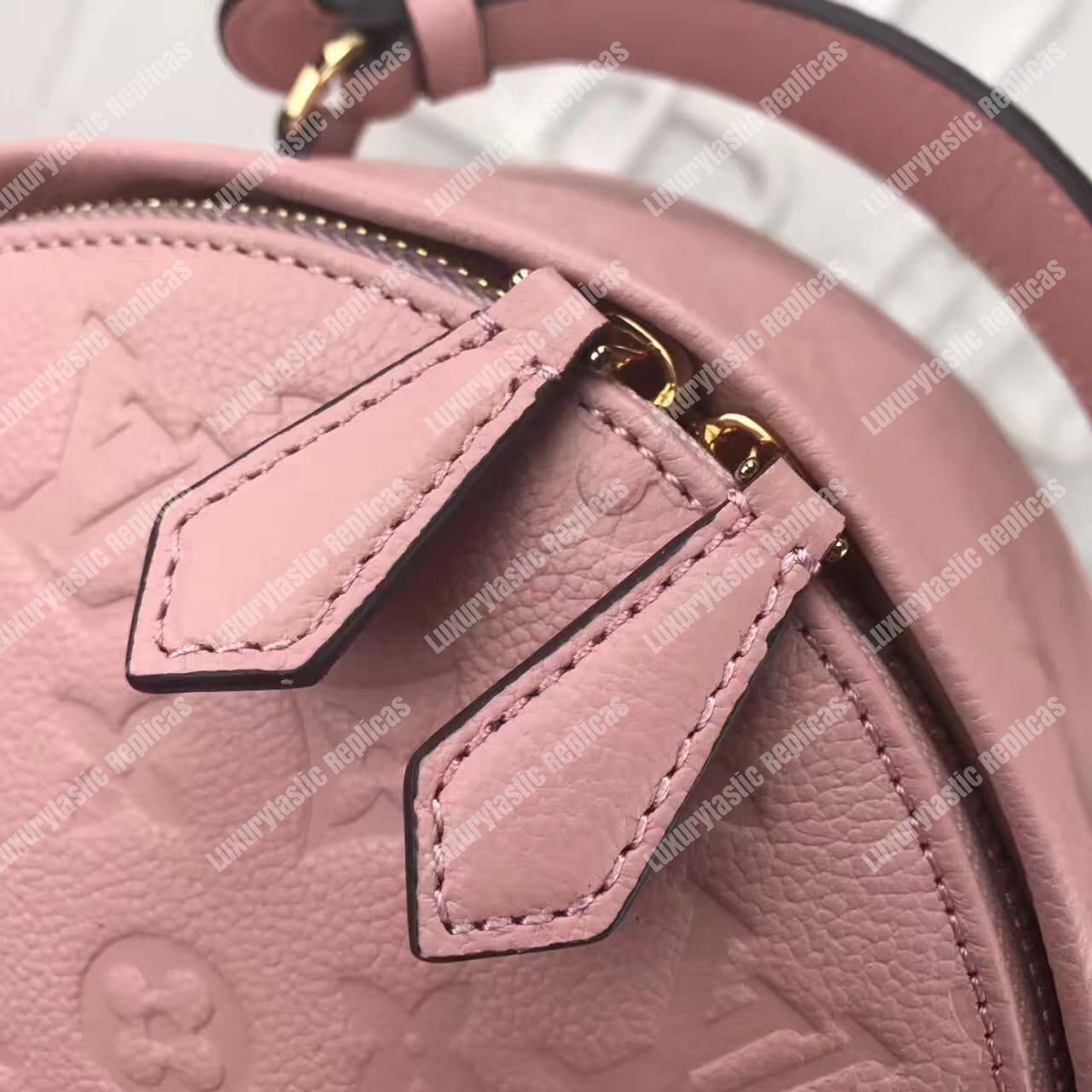 LV Sorbonne Backpack Monogram Empreinte Leather Rose Poudre