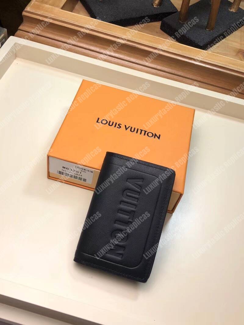 LV Pocket Organizer Dark Infinity Leather