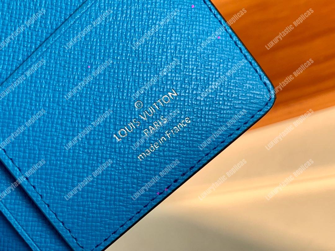LV Brazza Wallet Blue