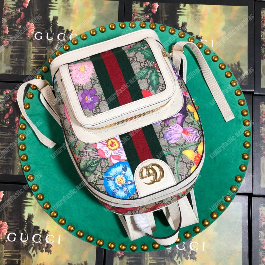 G*u*i ophidia gg flora small backpack white