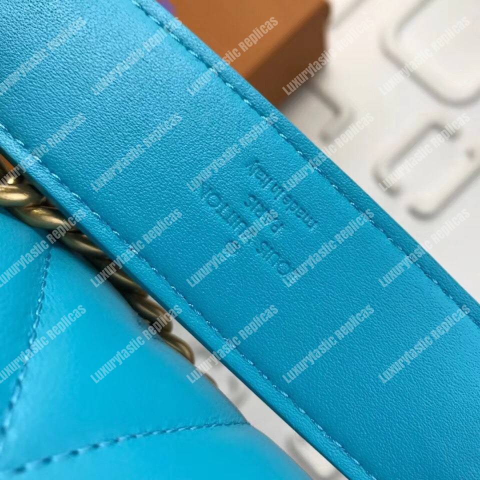 LV New Wave Chain Bag MM Malibu Green