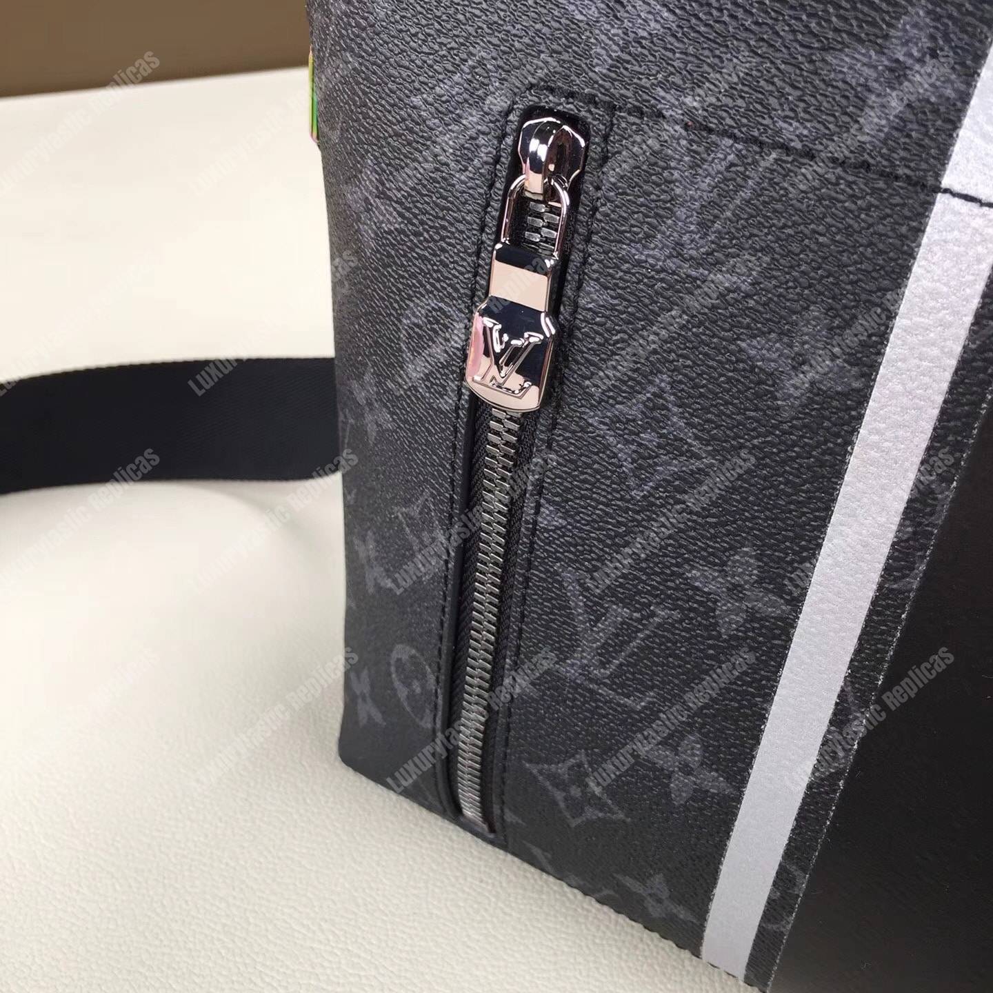 LV Apollo Messenger PM Messenger Bag Monogram Eclipse Canvas
