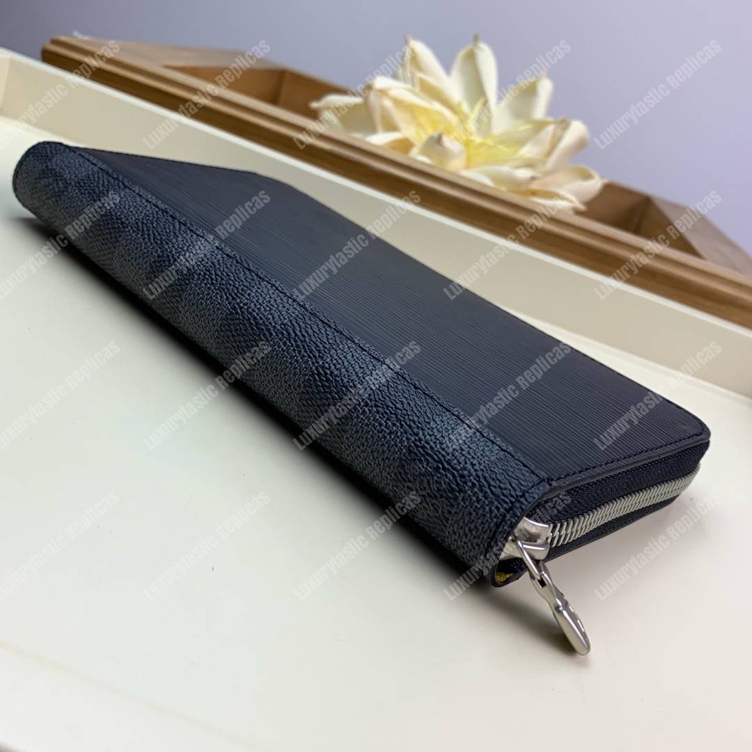 LV Zippy Organizer Epi Leather Damier Graphite