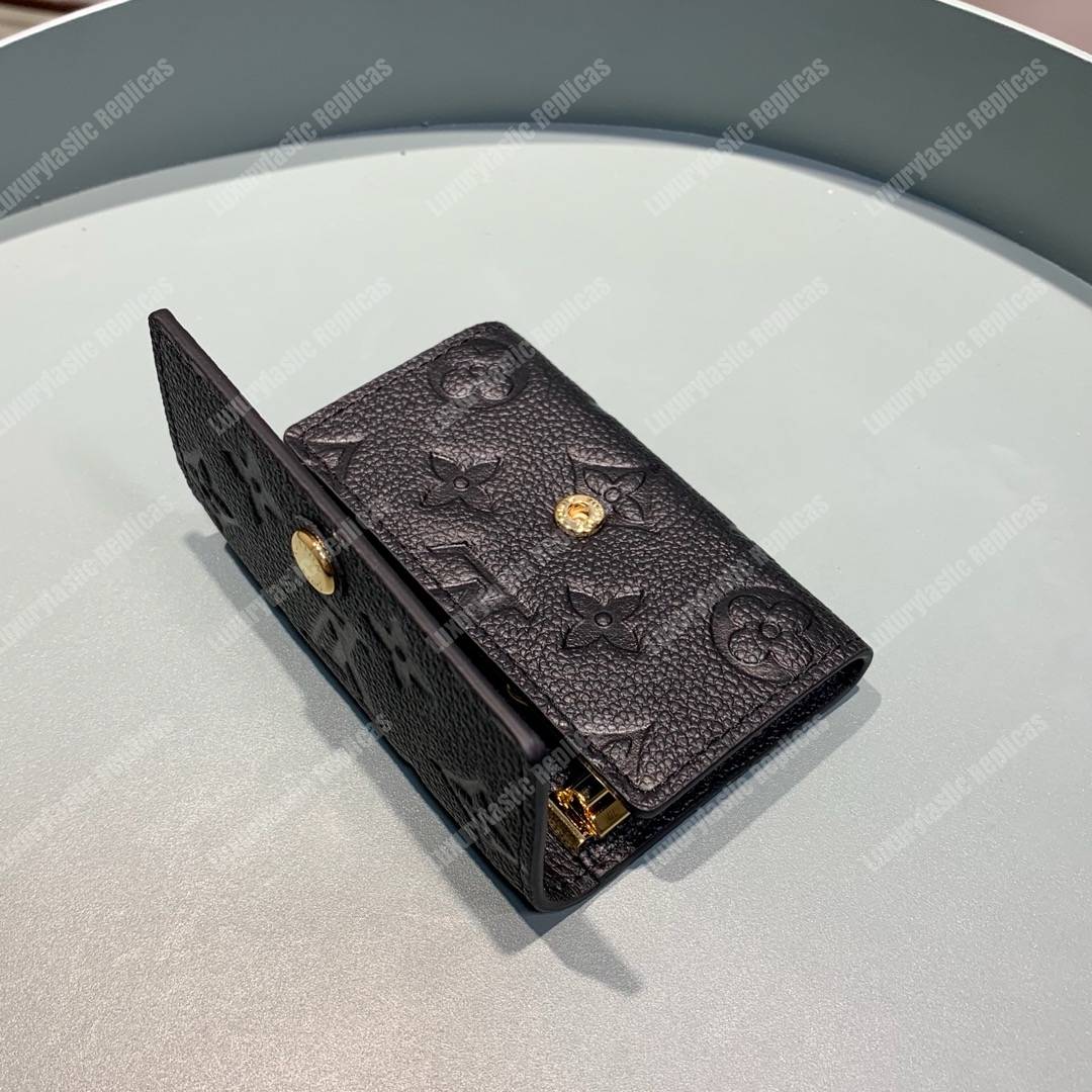 LV 6 KEY HOLDER Monogram Empreinte leather Noir